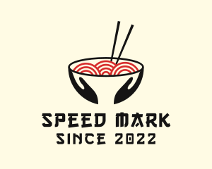 Japanese Ramen Bowl logo design