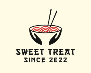 Japanese Ramen Bowl logo design