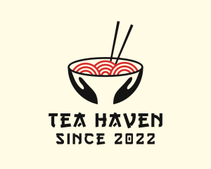 Japanese Ramen Bowl logo design