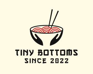 Japanese Ramen Bowl logo design