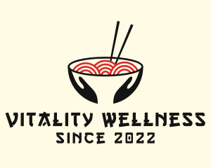 Japanese Ramen Bowl logo design