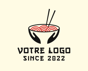 Noodle - Japanese Ramen Bowl logo design
