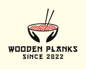 Japanese Ramen Bowl logo design