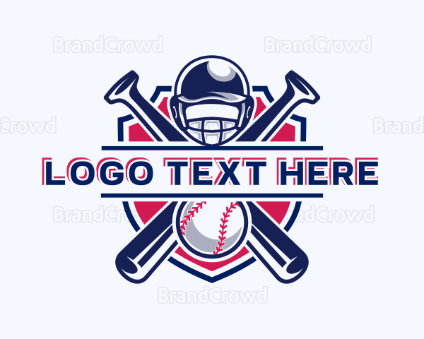 Baseball Team Bat Logo