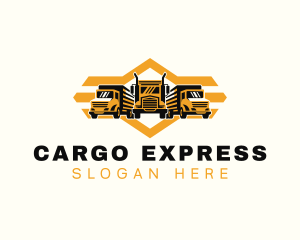 Haulage Truck Cargo logo design