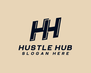 Company Brand Letter H logo design