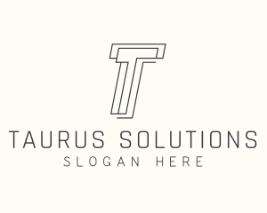 Slant Business Firm logo design