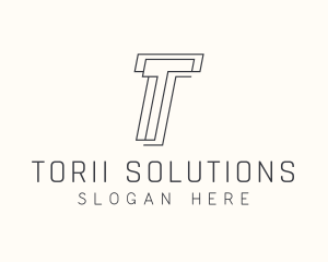 Slant Business Firm logo design