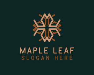 Autumn Leaf Pattern  logo design