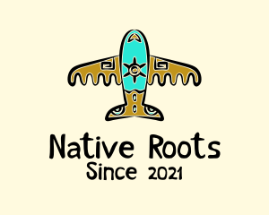 Native - Native Airplane Travel logo design