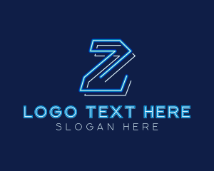 Gamer - Digital Gaming Letter Z logo design