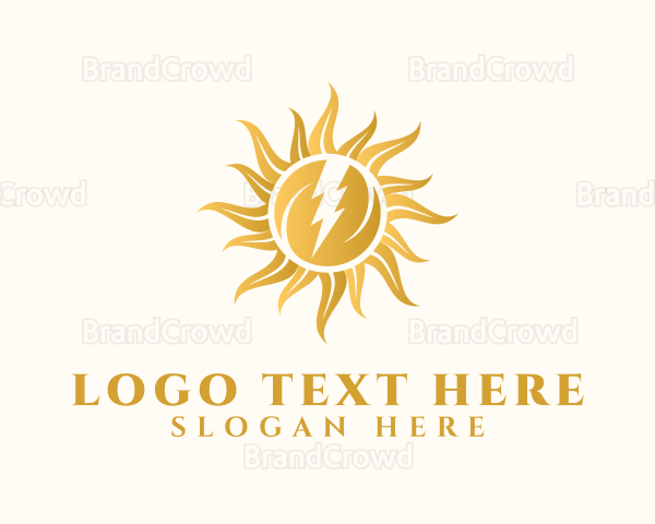 Electric Solar Sun Logo