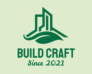 Green Eco Building  logo design