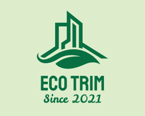 Green Eco Building  logo design