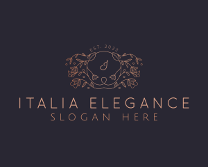 Elegant Floral Beauty logo design