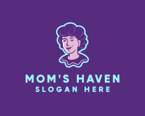 Happy Mother Parent  logo design