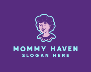 Happy Mother Parent  logo design