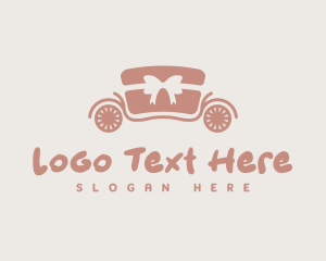 Wagon Wheel - Novelty Gift Boutique Carriage logo design