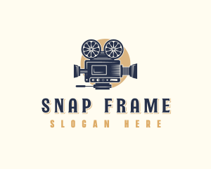 Cinema Film Camera logo design