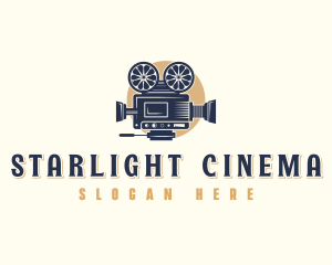 Cinema Film Camera logo design