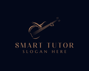 Tutor - Bassist Guitarist Musician logo design