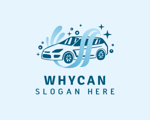 Suds - Sedan Car Wash Cleaning logo design