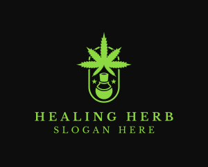 Cannabis Drug Medicine logo design