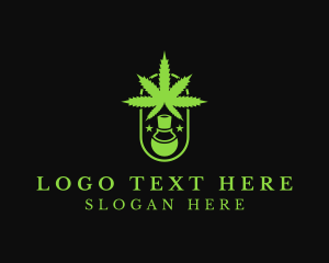 Cannabis Drug Medicine Logo