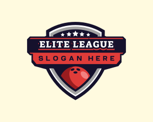 League - Bowling League Sports logo design