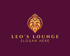 Leo - Royalty Lion Circle logo design