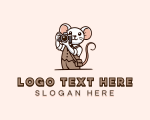 Animal - Photographer Mouse Camera logo design