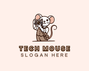 Photographer Mouse Camera logo design