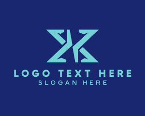 Gamer Letter X logo design