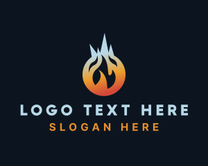 Torch - Industrial Heating Gas logo design