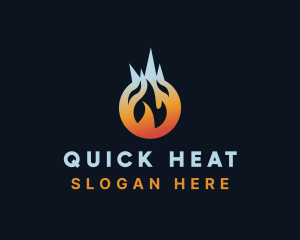 Industrial Heating Gas logo design