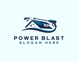 Power Washing Clean logo design