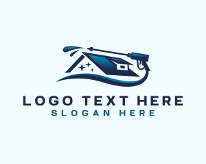 Wave - Power Washing Clean logo design