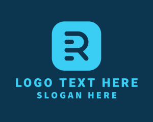 Telecommunication - Finance Firm Letter R logo design