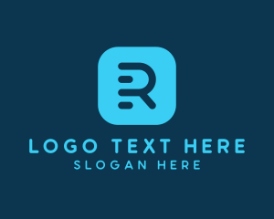 App - Finance Firm Letter R logo design