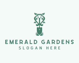 Plant Shovel Landscaping logo design