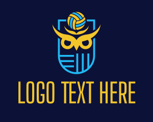 Club - Owl Volleyball Club logo design
