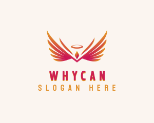 Celestial - Holy Angelic Wings logo design