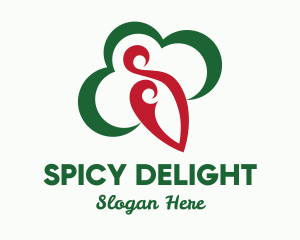 Chilli Spicy Cloud logo design
