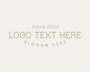 High End - Classic Elegant Business logo design