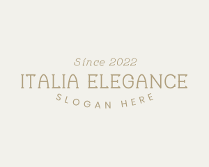 Classic Elegant Business logo design