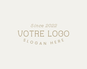 High End - Classic Elegant Business logo design