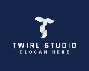 Media Creative Studio Letter T logo design