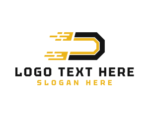 Fast - Fast Business Letter D logo design