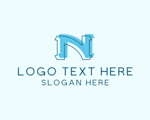 Fashion Boutique Business Letter N Logo