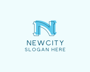 Fashion Boutique Business Letter N logo design